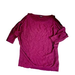 Express small open shoulder shirt